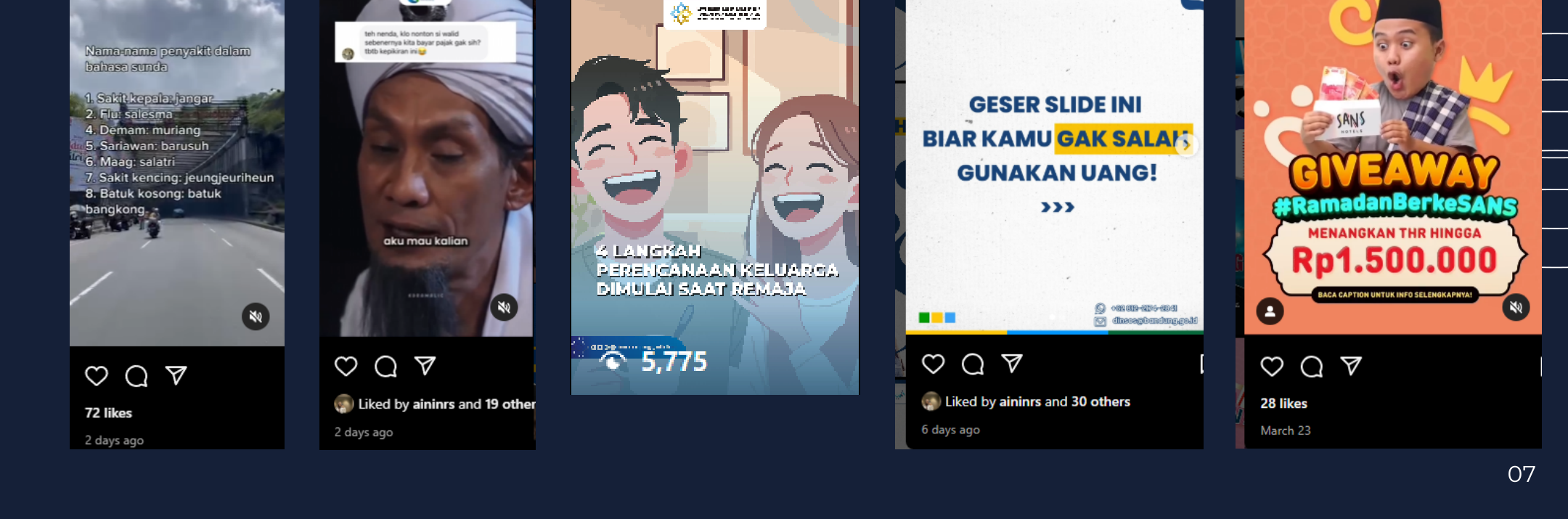 Contoh konsep konten NETSO Agency